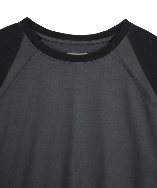 ENDOOR(エンドア)の「リバースラグラン長袖(ブラック)(Tシャツ/カットソー・メンズ・ブラック・LARGE/MEDIUM)」の4枚目の写真