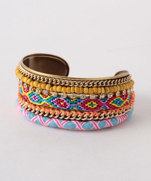 Another Edition（アナザーエディション）の「ミサンガバングル/AEBC Misanga BG◆（バングル/リストバンド・レディース・ピンク/コバルトブルー/シャーベット/ロイヤルブルー・FREE）」の9枚目の写真