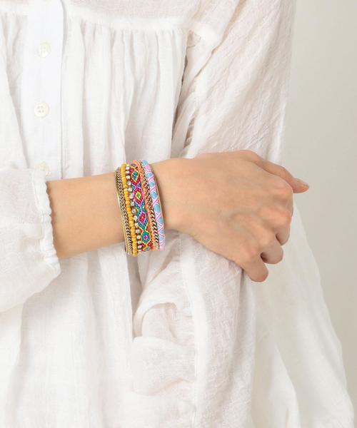 Another Edition（アナザーエディション）の「ミサンガバングル/AEBC Misanga BG◆（バングル/リストバンド・レディース・ピンク/コバルトブルー/シャーベット/ロイヤルブルー・FREE）」の11枚目の写真