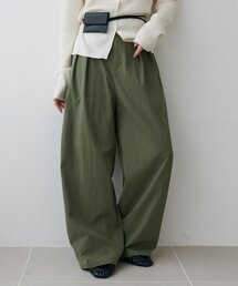 コットンナイロンタックパンツ