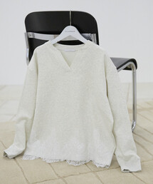 Firsthand（ファーストハンド）の「限定展開 Firsthand/ファーストハンド オーガニックレースドッキングスウェット（スウェット）」