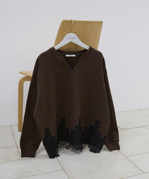 Firsthand（ファーストハンド）の「限定展開 Firsthand/ファーストハンド オーガニックレースドッキングスウェット（スウェット）」
