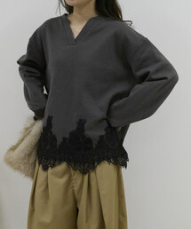 Firsthand（ファーストハンド）の「限定展開 Firsthand/ファーストハンド オーガニックレースドッキングスウェット（スウェット）」