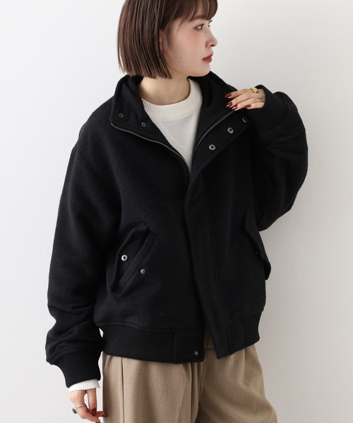 __gram.(スペースグラム)の「モヘアライクスタンドブルゾン(ブルゾン・メンズ・ブラック/グレー・L/M)」の19枚目の写真