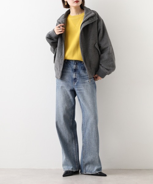 __gram.(スペースグラム)の「モヘアライクスタンドブルゾン(ブルゾン・メンズ・ブラック/グレー・L/M)」の15枚目の写真