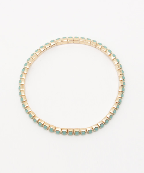 one after another NICE CLAUP(ワンアフターアナザーナイスクラップ)の「【ナイスクラップ】3本セットブレスレット(ブレスレット・レディース・ピンク/グリーン・FREE)」の3枚目の写真