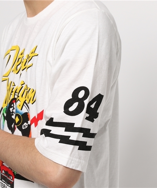 HYSTERIC GLAMOUR（ヒステリックグラマー）の「HYS RACING pt 五分袖T-SH（Tシャツ/カットソー・メンズ・ホワイト/ブルー/ブラック・LARGE/MEDIUM/X-LARGE/SMALL）」の7枚目の写真