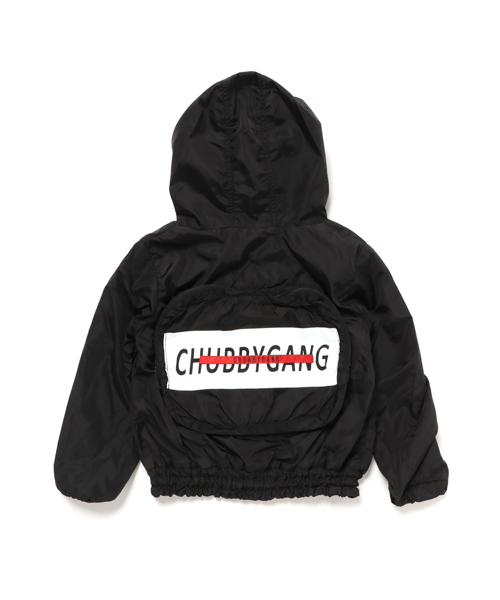 CHUBBYGANG（チャビーギャング）の「リバーシブルポケットパッカブルブルゾン（ブルゾン・キッズ・ブラック・150/120/140/160/110/130/100）」の2枚目の写真
