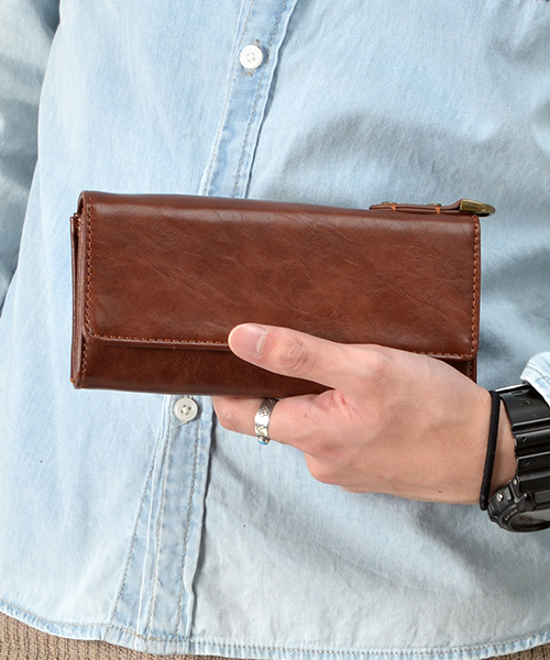 DEVICE（デバイス）の「DEVICE デバイス crass 長財布 ロング ウォレット 取り外し可能 カードケース付き（財布・レディース・ターコイズブルー/ブラウン/キャメル/ブラック・FREE）」の10枚目の写真