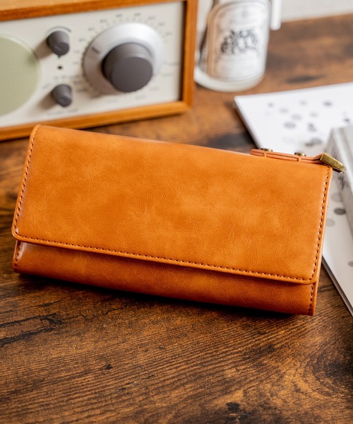 DEVICE（デバイス）の「DEVICE デバイス crass 長財布 ロング ウォレット 取り外し可能 カードケース付き（財布・レディース・ターコイズブルー/ブラウン/キャメル/ブラック・FREE）」の9枚目の写真