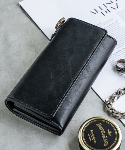 DEVICE（デバイス）の「DEVICE デバイス crass 長財布 ロング ウォレット 取り外し可能 カードケース付き（財布・レディース・ターコイズブルー/ブラウン/キャメル/ブラック・FREE）」の19枚目の写真