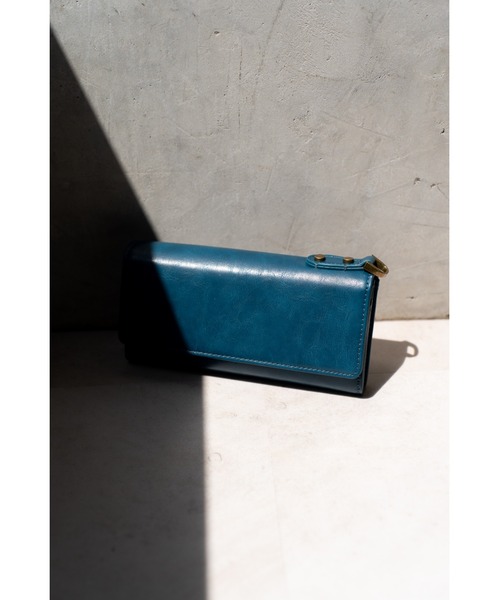 DEVICE（デバイス）の「DEVICE デバイス crass 長財布 ロング ウォレット 取り外し可能 カードケース付き（財布・レディース・ターコイズブルー/ブラウン/キャメル/ブラック・FREE）」の21枚目の写真