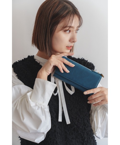 カズR　ハーテリー長財布&ネックパッド左右セット バフレザー がま口長財布 | 財布 | BAGGYPORT ONLINE STORE