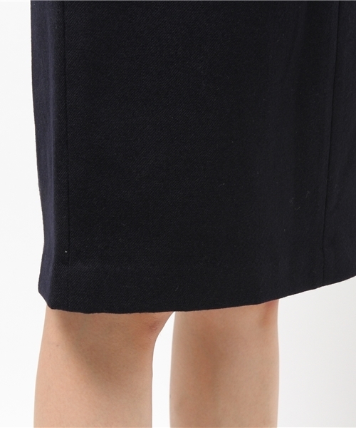 laboratory work(ラボラトリーワーク)の「サキソニーポケット付きタイトスカート(スカート・レディース・ネイビー/ブラウン/ライトベージュ・SMALL/MEDIUM)」の4枚目の写真