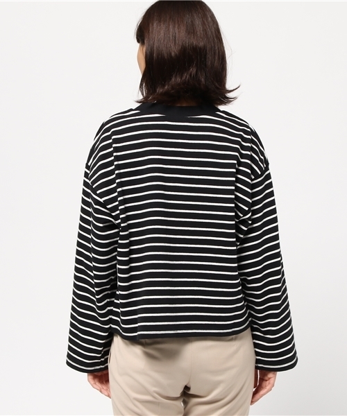 SLY（スライ）の「HIGH NECK TOPS（Tシャツ/カットソー・レディース・オフホワイト/ブラック/ピンク系その他/マルチ・1/2）」の7枚目の写真