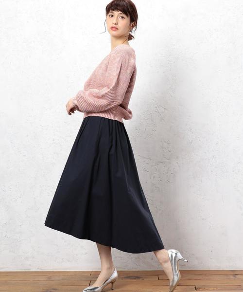 green label relaxing（グリーンレーベルリラクシング）の「◆CF C/LY イレヘム GA スカート◆（スカート・レディース・ベージュ/ピンク/コバルトブルー/ネイビー・40/38/36/34）」の12枚目の写真