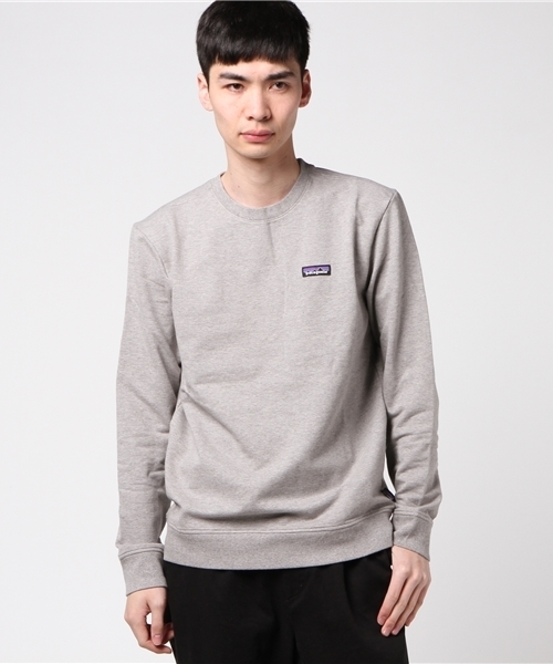 Patagonia パタゴニア の パタゴニア メンズ P 6 ラベル ミッドウェイト クルー スウェットシャツ スウェット Wear