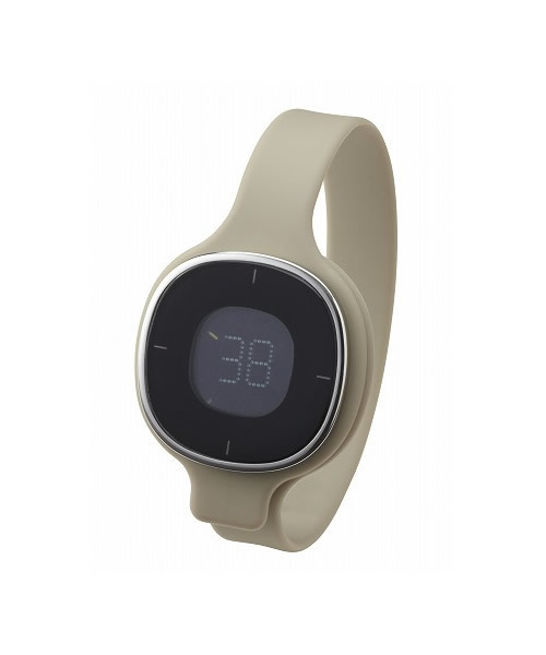 Untrod(アントロッド)の「Ororon Band LCD Watch(デジタル腕時計・メンズ・チャコールグレー/カーキ/レッド・フリ-)」の1枚目の写真