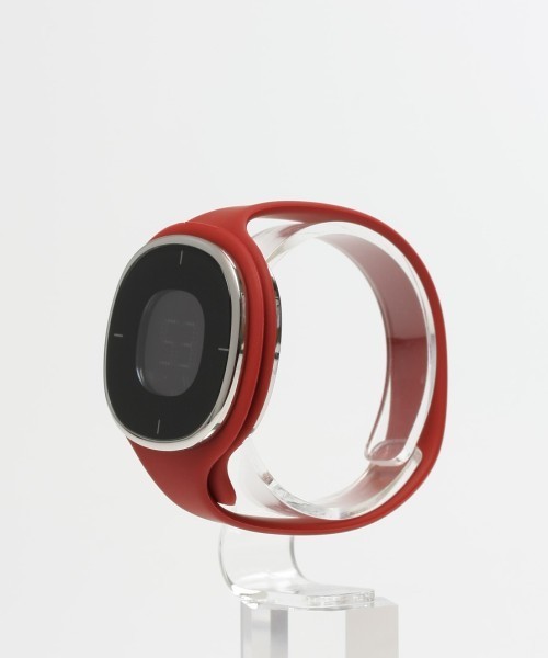 Untrod(アントロッド)の「Ororon Band LCD Watch(デジタル腕時計・メンズ・チャコールグレー/カーキ/レッド・フリ-)」の4枚目の写真