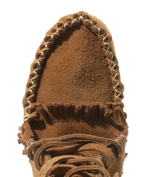 NANO universe（ナノユニバース）の「NAVOJO SUEDE TAPE（ブーツ・レディース・ブラウン/ブラック・7/6/8）」の6枚目の写真