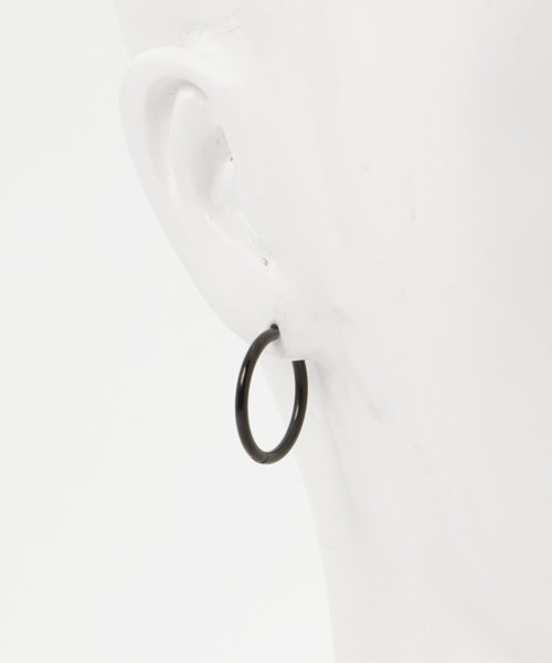 JACKROSE（ジャックローズ）の「リングピアス(大)（ピアス（片耳用）・メンズ・ブラック/シルバー/ゴールド・ﾌﾘ-）」の5枚目の写真
