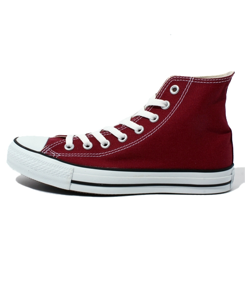 CONVERSE(コンバース)の「CANVAS ALL STAR HI/キャンバス オールスター HI(スニーカー・メンズ・ピンク/マルーン・4.5/5/5.5/7/7.5/8/8.5/9/9.5/10.5/3/4/6/6.5/3.5/11.5)」の3枚目の写真