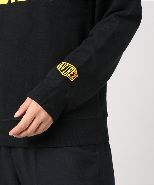 AVIREX（アヴィレックス）の「US NAVY LOGO PULLOVER/ US NAVY ロゴ プルオーバー/avirex/ アヴィレックス（スウェット・レディース・グレー/ブラック・MEDIUM/SMALL）」の6枚目の写真