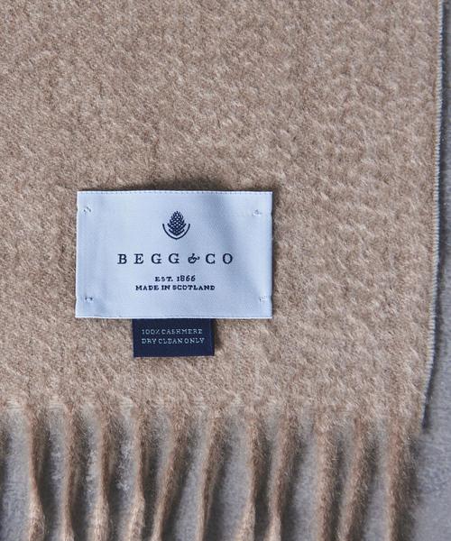 BEGG & CO  ベグアンドコー　ストール　ホワイト 楽天市場】BEGG&CO ベグアンドコー マフラー Arran Plain Dark