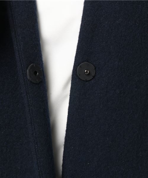 RIVE DROITE(リヴドロワ)の「エアリー接結ノーカラーコート(その他アウター・レディース・ベージュ/ネイビー・FREE)」の8枚目の写真