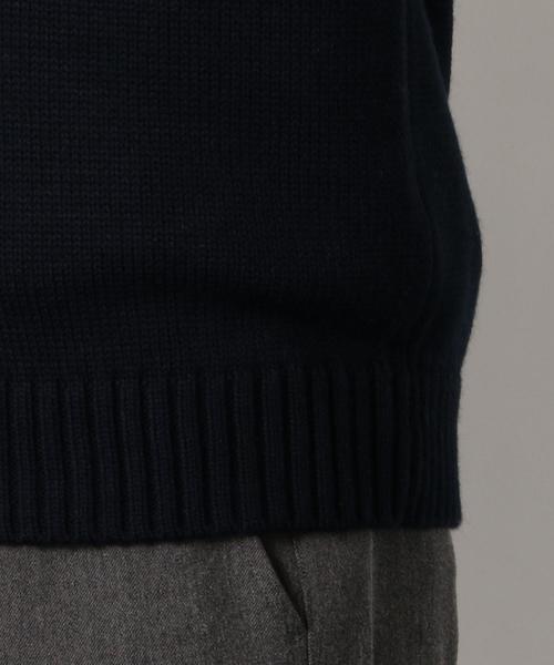 green label relaxing（グリーンレーベルリラクシング）の「SC スノーJQ クルーネック ニット ◆（ニット/セーター・メンズ・ネイビー/ブラウン・LARGE/MEDIUM/SMALL）」の5枚目の写真