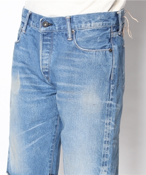 KURO（クロ）の「"Fixer Shorts"(Classic)Heritage Wash 04（デニムパンツ・メンズ・ブルー系その他・31inch/28inch/30inch/32inch/33inch/29inch）」の4枚目の写真