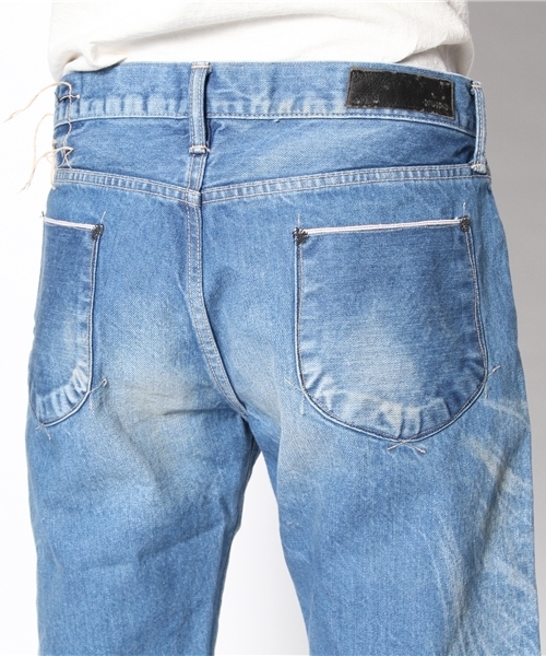 KURO（クロ）の「"Fixer Shorts"(Classic)Heritage Wash 04（デニムパンツ・メンズ・ブルー系その他・31inch/28inch/30inch/32inch/33inch/29inch）」の6枚目の写真