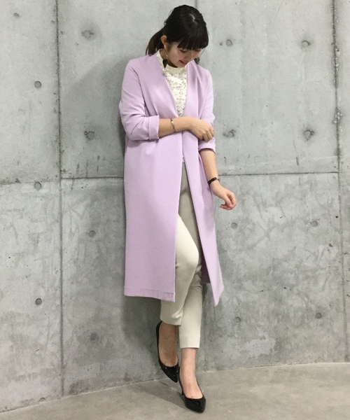 Liesse（リエス）の「ノーカラーコート（その他アウター）」 - WEAR