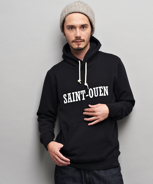 green label relaxing(グリーンレーベルリラクシング)の「URAKE PRINT HOOD プルオーバー(パーカー・メンズ・ホワイト/ブラック/ネイビー・SMALL/MEDIUM/LARGE)」の1枚目の写真