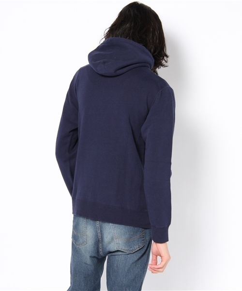 green label relaxing(グリーンレーベルリラクシング)の「URAKE PRINT HOOD プルオーバー(パーカー・メンズ・ホワイト/ブラック/ネイビー・SMALL/MEDIUM/LARGE)」の5枚目の写真