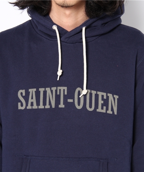 green label relaxing(グリーンレーベルリラクシング)の「URAKE PRINT HOOD プルオーバー(パーカー・メンズ・ホワイト/ブラック/ネイビー・SMALL/MEDIUM/LARGE)」の6枚目の写真