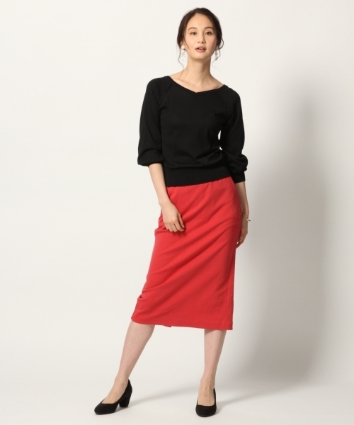 GLOBAL WORK（グローバルワーク）の「2WAYソデボリュームカーディガン/778911（カーディガン/ボレロ・レディース・ブラック/グレー/ピンク/イエロー/ブルー・LARGE/MEDIUM/X-LARGE）」の6枚目の写真