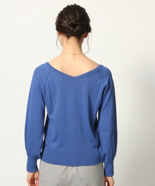 GLOBAL WORK（グローバルワーク）の「2WAYソデボリュームカーディガン/778911（カーディガン/ボレロ・レディース・ブラック/グレー/ピンク/イエロー/ブルー・LARGE/MEDIUM/X-LARGE）」の7枚目の写真