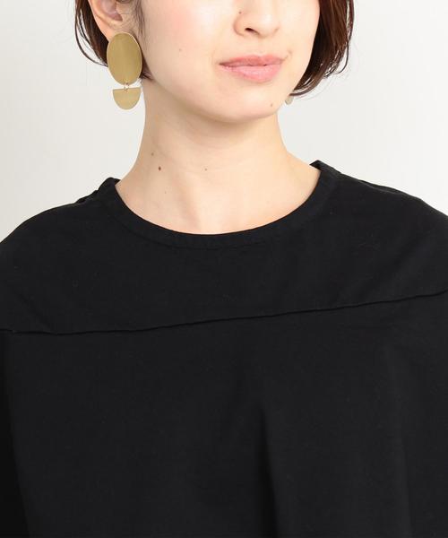 フリル カットソー 黒　ドット　ユナイテッドアローズ トップス フリル｜ユナイテッドアローズ公式通販 - UNITED