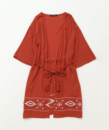 VENCEEXCHANGE | オルテガ刺繍ガウン(カーディガン/ボレロ)