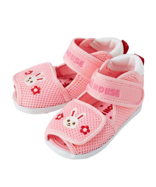 MIKI HOUSE(ミキハウス)の「ダブルラッセル ベビーサンダル(サンダル・キッズ・ピンク/マルチ・15cm/13cm/14cm/14.5cm/13.5/12.5)」の2枚目の写真