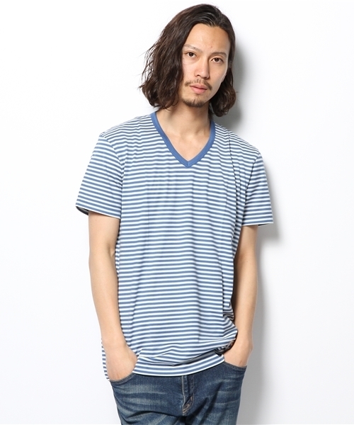 martinique（マルティニーク）の「SUNSPEL/カットソー（Tシャツ/カットソー・メンズ・ホワイト/ネイビー/ホワイト×ブルー/ホワイト×ネイビー/ブルー・2/1）」の3枚目の写真