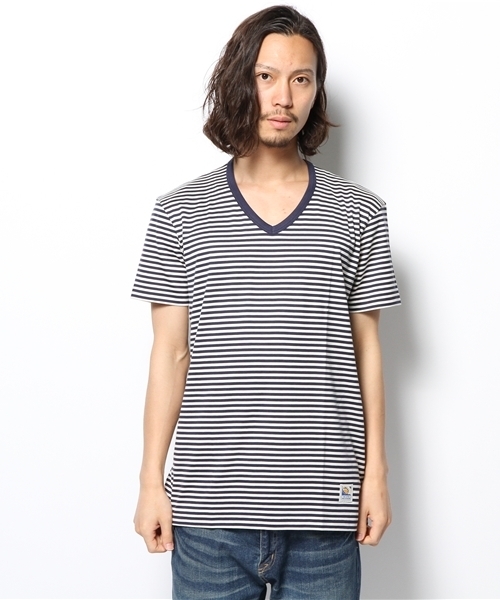 martinique（マルティニーク）の「SUNSPEL/カットソー（Tシャツ/カットソー・メンズ・ホワイト/ネイビー/ホワイト×ブルー/ホワイト×ネイビー/ブルー・2/1）」の6枚目の写真