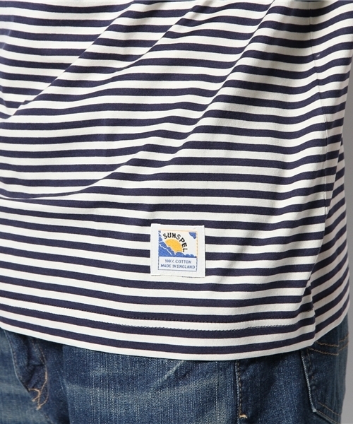 martinique（マルティニーク）の「SUNSPEL/カットソー（Tシャツ/カットソー・メンズ・ホワイト/ネイビー/ホワイト×ブルー/ホワイト×ネイビー/ブルー・2/1）」の11枚目の写真