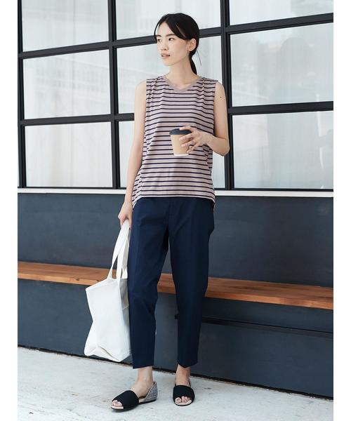 AMERICAN HOLIC（アメリカンホリック）の「・ポケットフリルテーパードパンツ（その他パンツ・レディース・ベージュ/カーキ/ネイビー/ドット・S/L/M）」の11枚目の写真