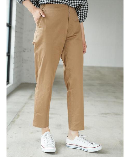 AMERICAN HOLIC（アメリカンホリック）の「・ポケットフリルテーパードパンツ（その他パンツ・レディース・ベージュ/カーキ/ネイビー/ドット・S/L/M）」の15枚目の写真