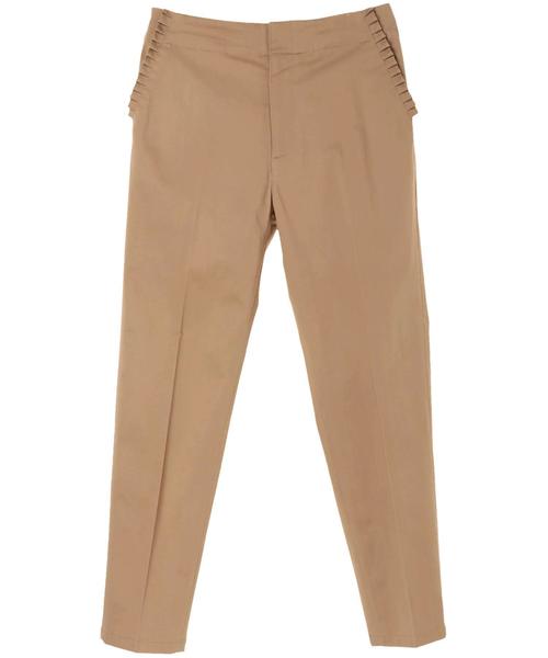 AMERICAN HOLIC（アメリカンホリック）の「・ポケットフリルテーパードパンツ（その他パンツ・レディース・ベージュ/カーキ/ネイビー/ドット・S/L/M）」の5枚目の写真