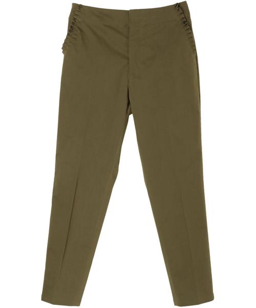 AMERICAN HOLIC（アメリカンホリック）の「・ポケットフリルテーパードパンツ（その他パンツ・レディース・ベージュ/カーキ/ネイビー/ドット・S/L/M）」の6枚目の写真