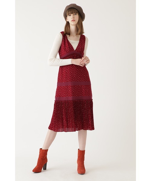 JILL STUART（ジルスチュアート）の「◆ナンシードットワンピース（ワンピース・レディース・ブラック/パープル・2/0/4）」の14枚目の写真