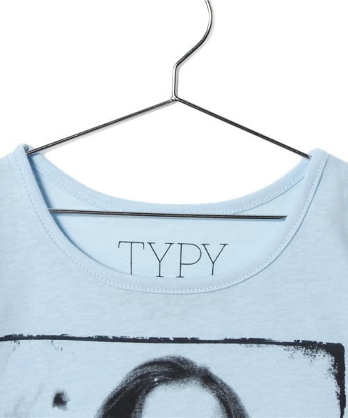 CIAOPANIC TYPY（チャオパニックティピー）の「KID'S グラフィックチュニックTee（Tシャツ/カットソー・キッズ・ピンク/ブルー/ホワイト・90/100/110/120/130）」の4枚目の写真